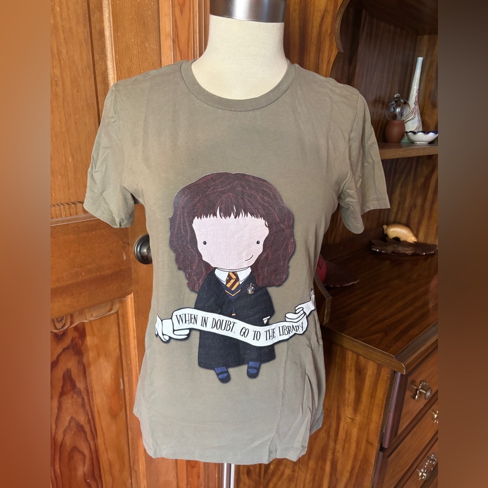 Next Level Apparel Olive Hermione Granger Tee L